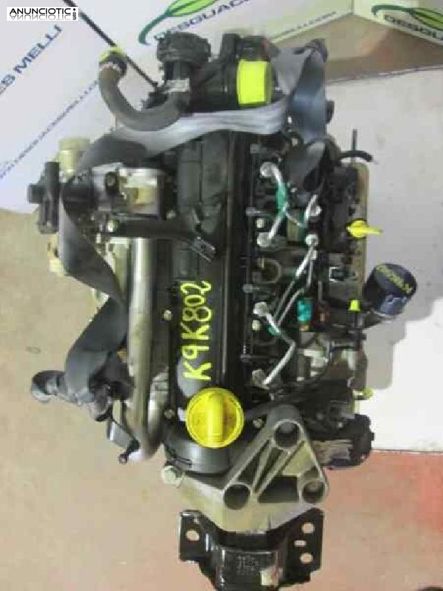 Motor completo k9k802 de kangoo