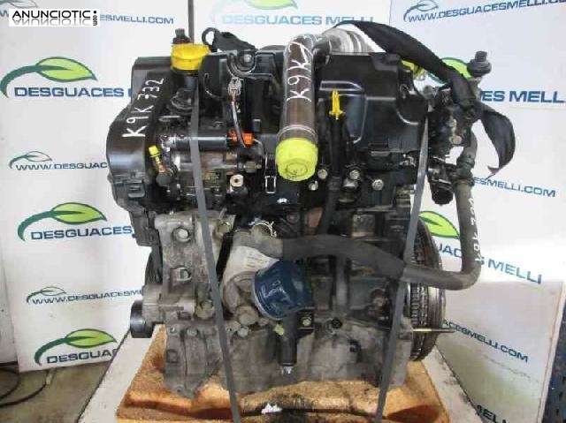 Motor completo k9k732 de megane