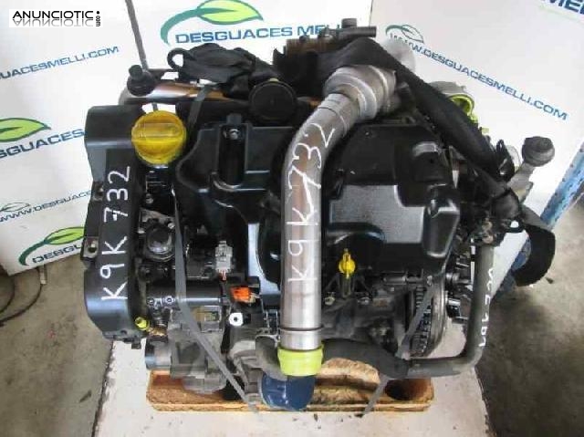 Motor completo k9k732 de megane