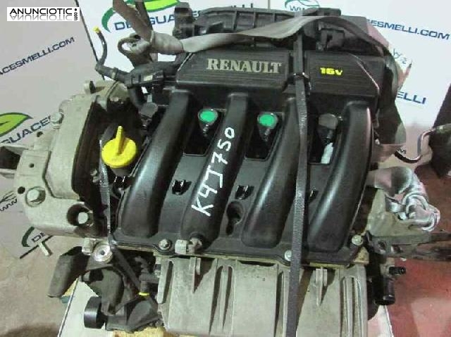 Motor completo k4j750 de renault de s...