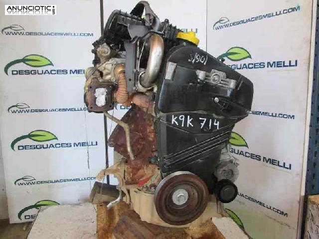 Motor completo k9k714 de kangoo