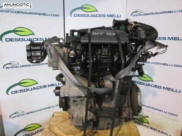 Motor completo tipo d7f720 de renault -