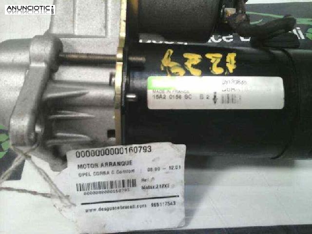 Motor arranque de opel corsa z12xe