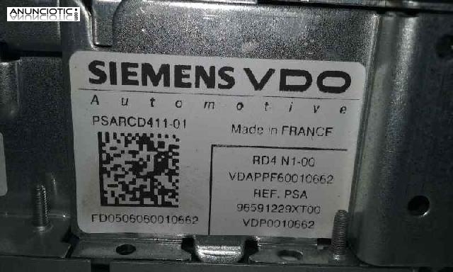 Sistema audio / radio cd 3579981 rd4n100