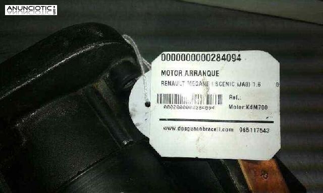 Motor arranque de renault scenic k4m700