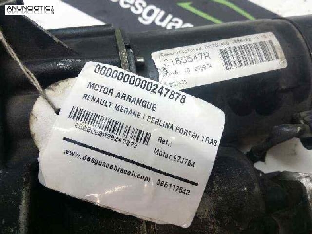 Motor arranque de renault megane e7j764