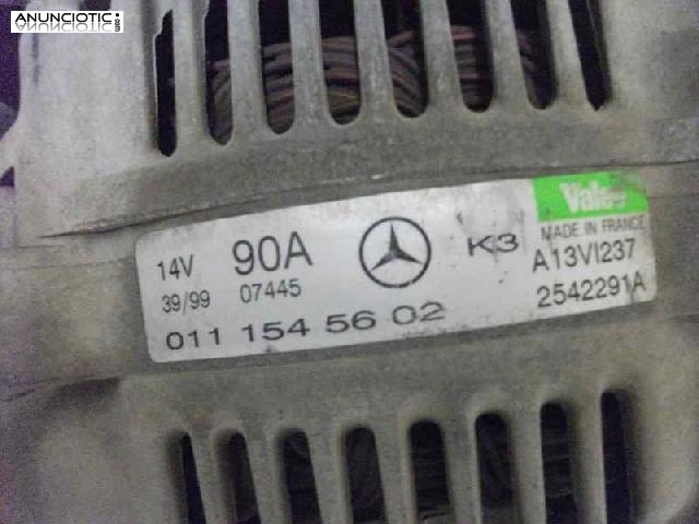 195625 alternador mercedes-benz bm serie