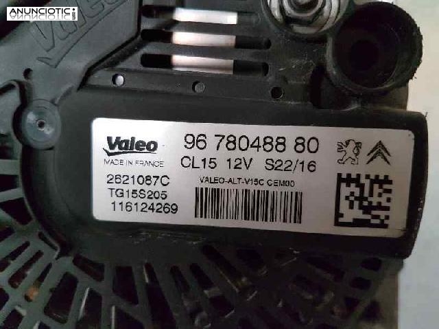 Alternador 3961815 9678048880 citroen