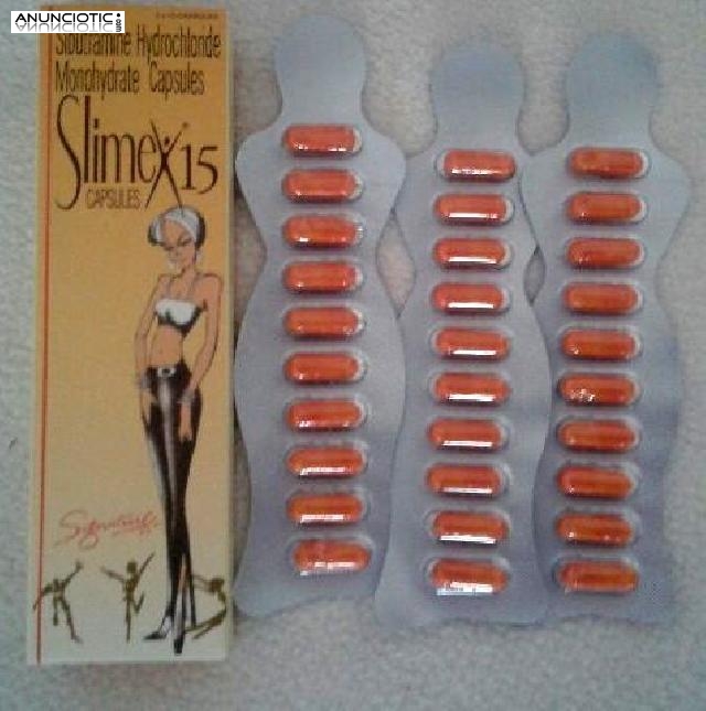 Slimex 15 mg (clorhidrato de sibutramina) 30 Cápsulas