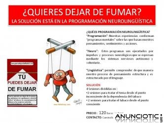 Â¿ QUIERES DEJAR DE FUMAR?