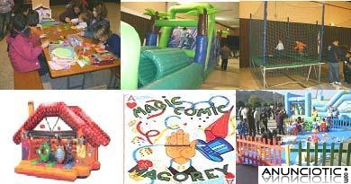 FIESTAS INFANTILES, HINCHABLES, MAGOS, ESPECTACULOS