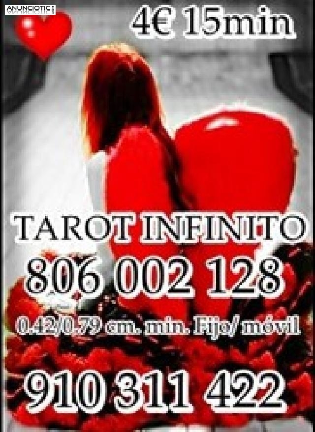 TAROT DEL AMOR INFINITO SIENTETE LIBRE DE AMAR 910 311 422 