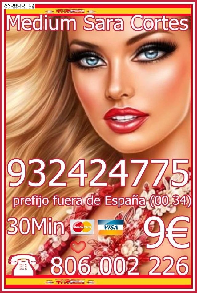 Tarot  Sara Cortes 932 424 775  desde 4 15 min, 7 20mts 9 30mts. 60M 20 