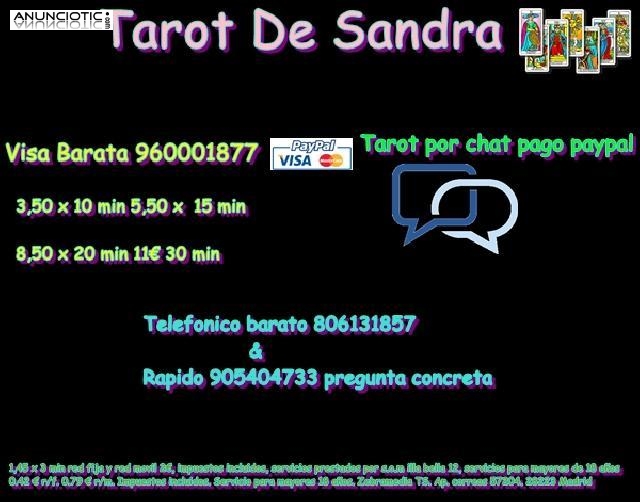 Tarot barato por visa 3,50 x 10 min 960001877 & 905404733 