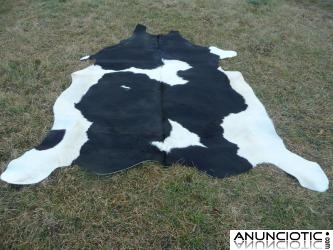 Alfombra y Cojines piel  vaca   Cebra