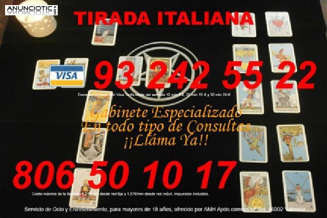 Tirada de Tarot Italiana,general,amor,salud dinero,trabjo.inquietudes....