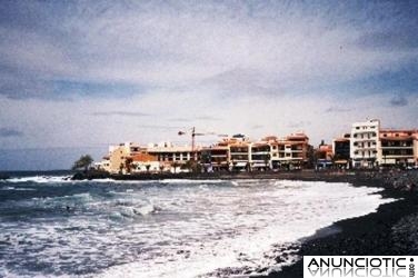 la gomera, playa- valle de gran rey,   en primera linea 