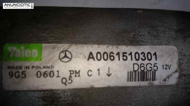 Motor arranque 3500985 d6g5 mercedes