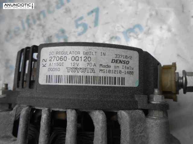 Alternador 3256209 ms1012101400 toyota