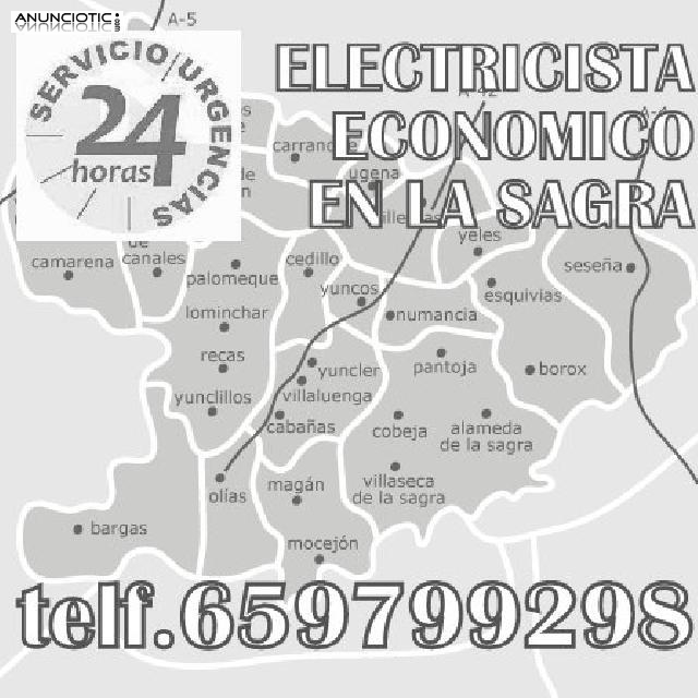 Electricista en Yeles. La Sagra. Económico. Instalaciones, reparaciones y U