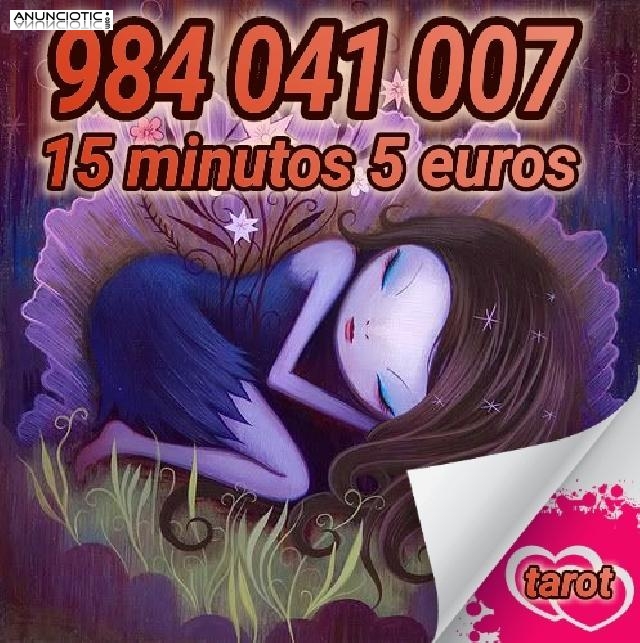 15 minutos 5 euros  tarot visa económico 