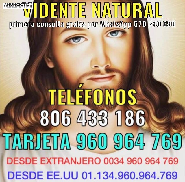 Vidente gratis Tarotista primera consulta gratuita 670 340 690 sin pagar