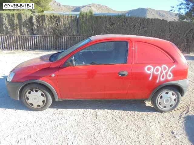 Despiece 9986 opel corsa c 2002 club