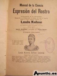 MANUAL DE LA CIENCIA DE LA EXPRESION DEL ROSTRO DE LOUIS KUHNE-1895