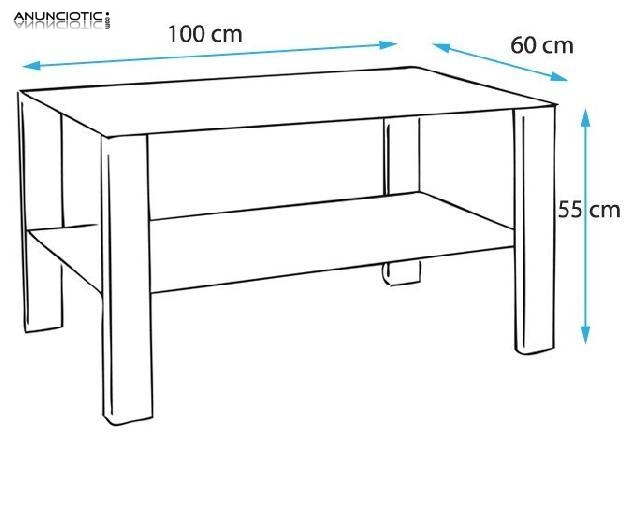 Mesa de centro Casares C blanco