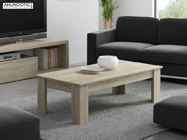 Mesa de centro Lungo en madera haya