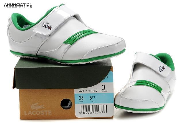 AAA zapatos fábrica de venta directa: LACOSTE.NIKE AF1.Converse 38euros