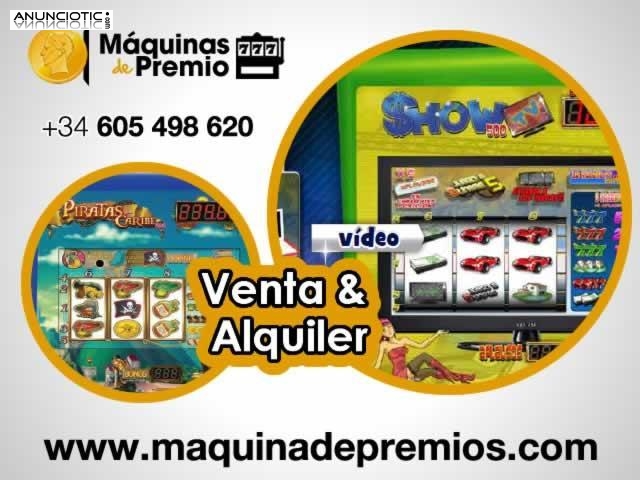 Líder en venta de máquinas recreativas