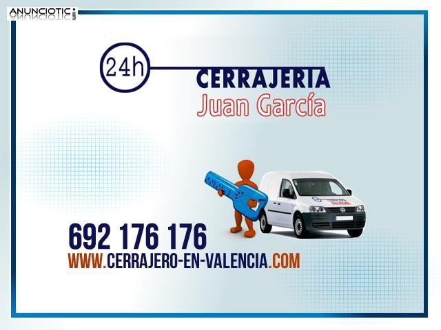 Cerrajería Juan García valencia 24hrs