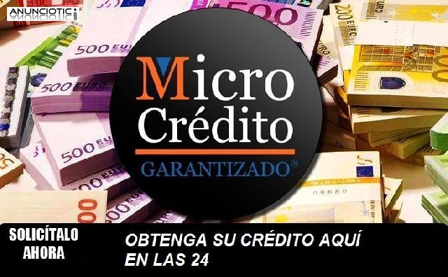 Oferta de crédito para toda la comunidad Española