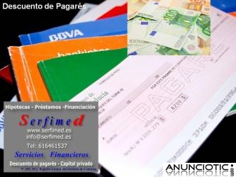 Serfimed descuento de pagarés