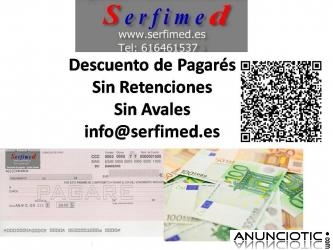 Serfimed descuento de pagarés