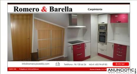 CARPINTEROS EN VALENCIA, 96 133 66 26  ROMERO Y BARELLA