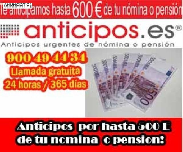 Rapidez en la solicitud de anticipos