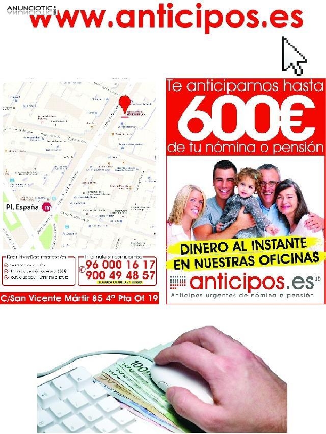 En 15 minutos hasta 500 euros