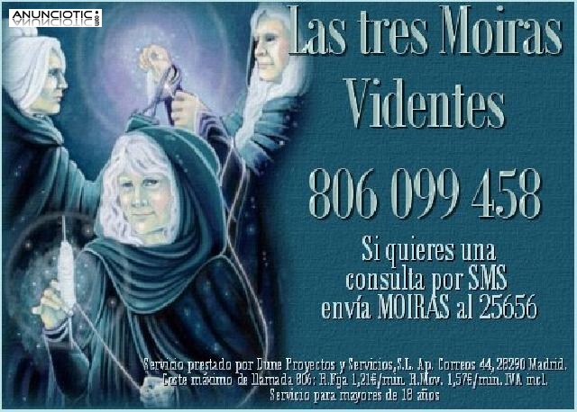 Las tres moiras videntes, consultas baratas