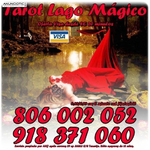 Tarot  Lago Mágico 8 20 min por visa. Tarot barato 806 sólo 0,42 cm min. 