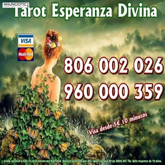 Videncia y Tarot 24 horas por solo 0,42 cm min. Oferta Tarot Visa 15 30 mi