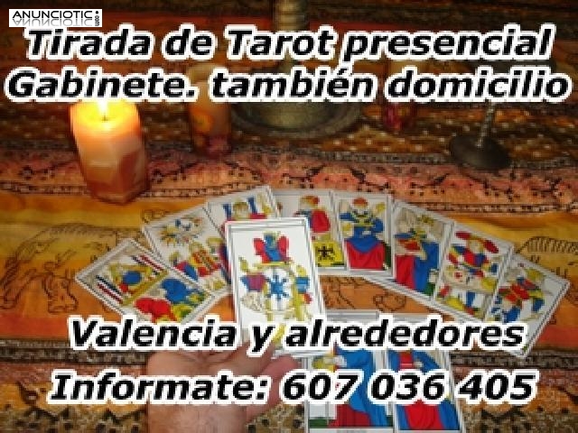 Tarot barato solo presencial en Valencia y alrededores 607036405