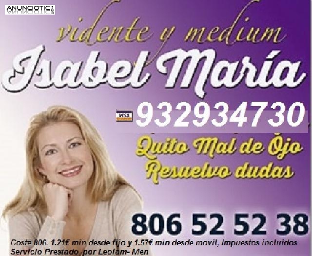 Tarot, Aciertos a corto plazo.  Vidente Medium Isabel Mª. Promoción en visa