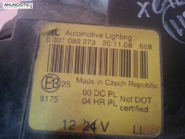 Faro izquierdo xenon bmw 320 e46