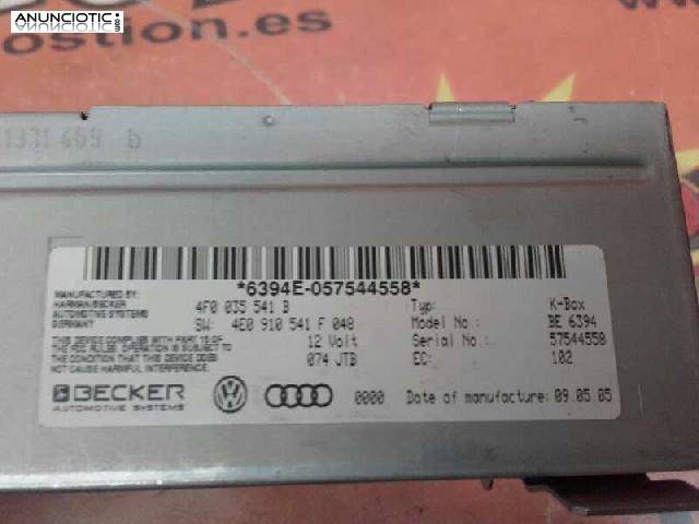 Sintonizador de audio audi a6  4f2