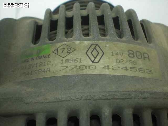 Alternador 2196526 renault megane i