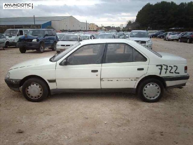 Despiece 7722 peugeot 405 berlina 1991