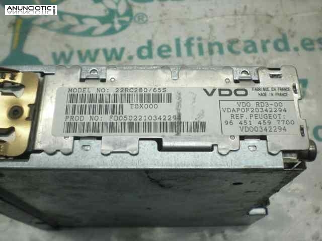 Sistema audio / radio cd 2767948 peugeot