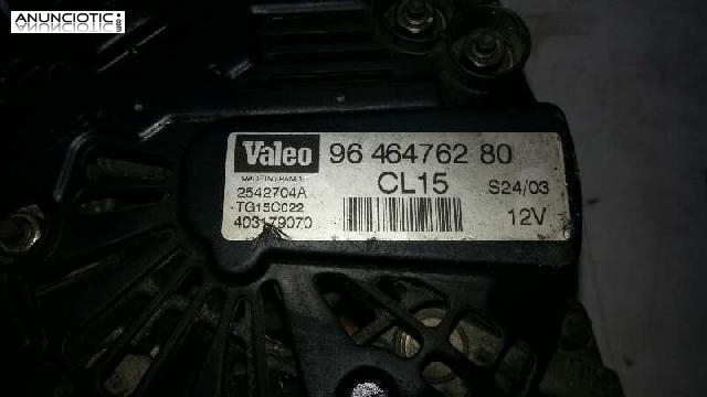 Alternador 3367828 2542704a peugeot 206